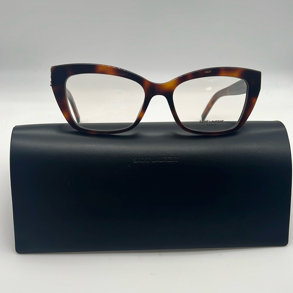 New Saint Laurent eyeglasses with case